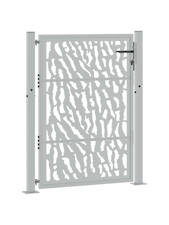 Zahradní branka 105x130cm klimaticky odolný ocel design stopový