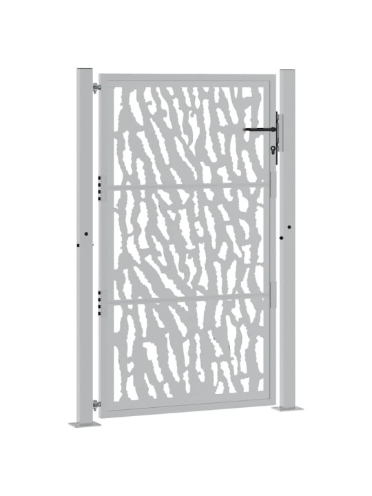 Zahradní branka 105x155cm klimaticky odolný ocel design stopový
