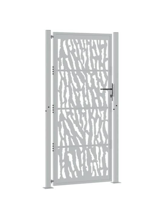 Zahradní branka 105x205cm klimaticky odolný ocel design stopový