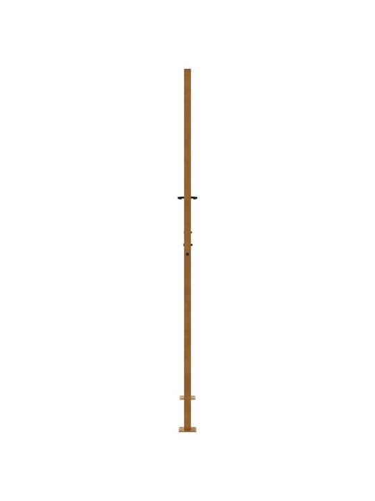Zahradní branka 105x205 cm klimaticky odolný ocel design vlnek