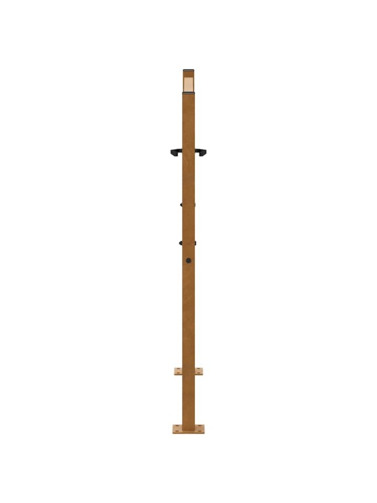 Zahradní branka 105x105cm klimaticky odolný ocel design křížový
