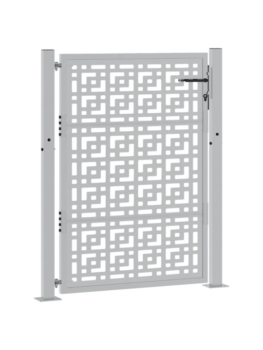 Zahradní branka 105x130cm klimaticky odolný ocel design stopový