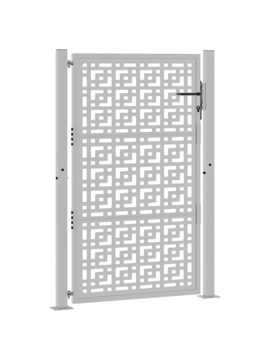 Zahradní branka 105x155cm klimaticky odolný ocel design stopový