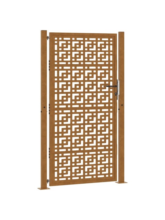 Zahradní branka 105x180cm klimaticky odolný ocel design stopový