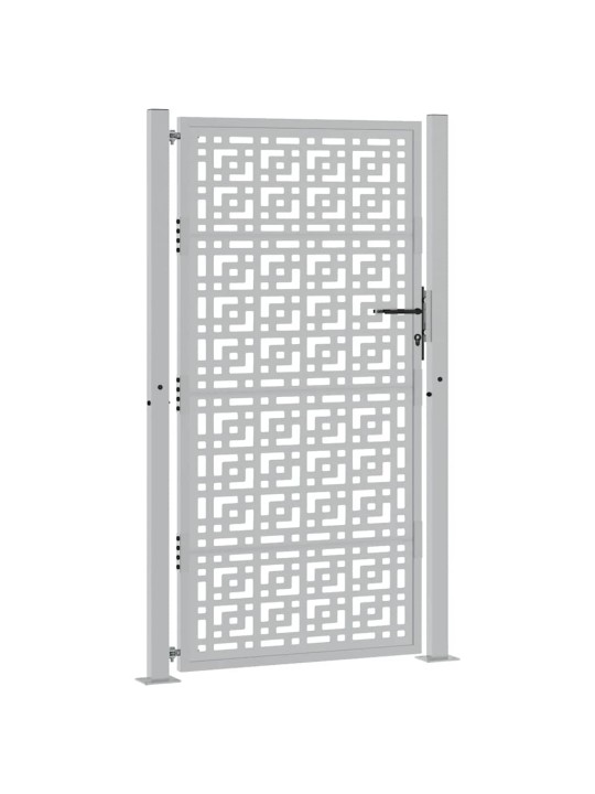 Zahradní branka 105x180cm klimaticky odolný ocel design stopový