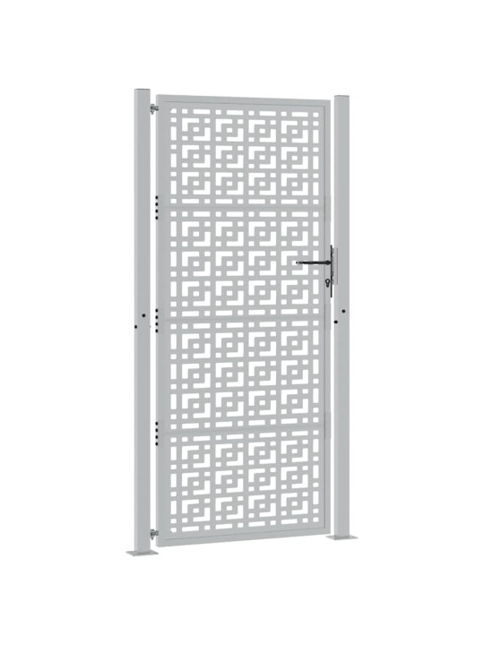 Zahradní branka 105x205cm klimaticky odolný ocel design stopový
