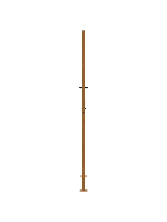 Zahradní branka 105x205cm klimaticky odolný ocel design stopový