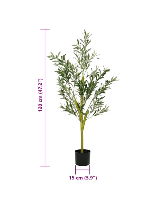 Umělý olivovník 450 listů 120 cm zelený
