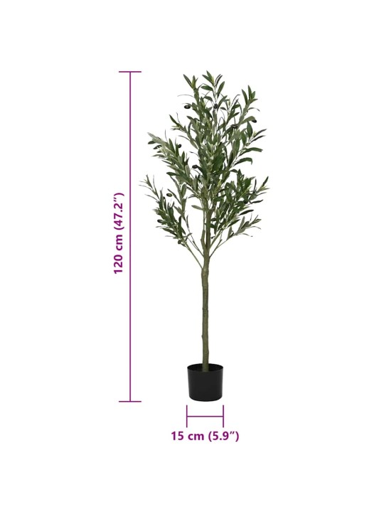 Umělý olivovník 450 listů 120 cm zelený