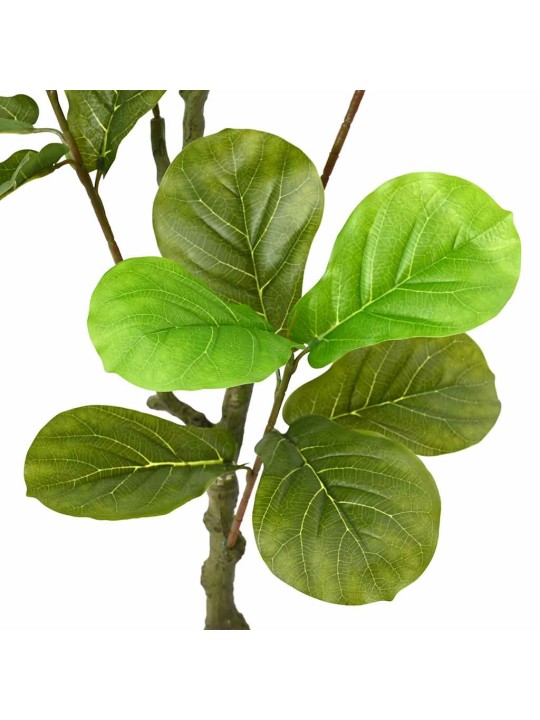 Umělý strom ficus 30 listů 125 cm zelený