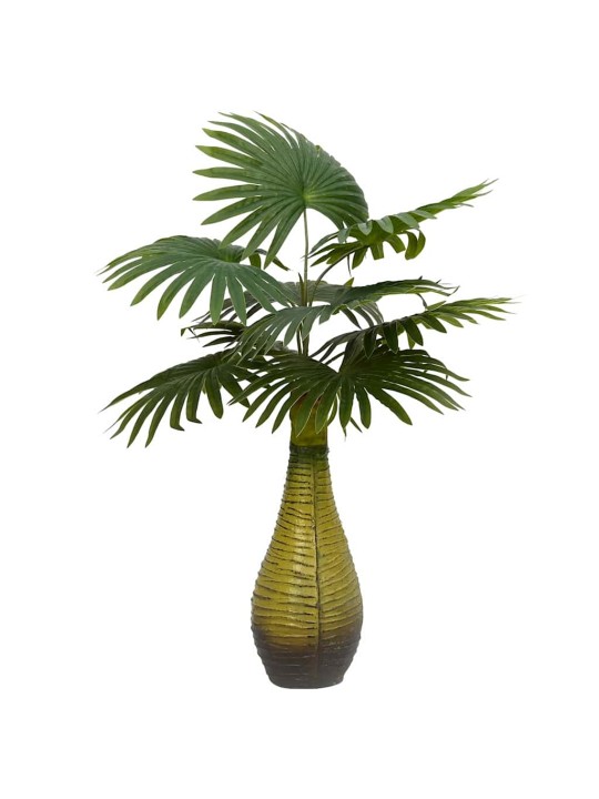 Umělá palma 9 listů 65 cm zelená