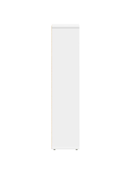 Koupelnová skříňka s držákem rolí bílá 20,5 x 20 x 90 cm