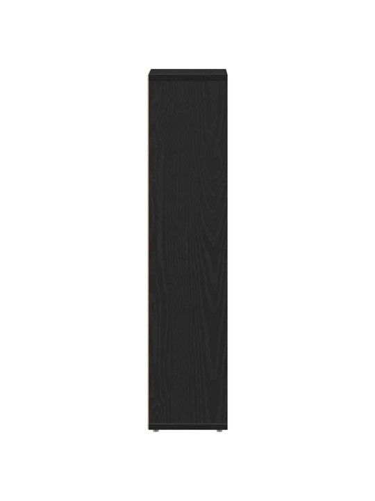Koupelnová skříňka s držákem rolí černá 20,5 x 20 x 90 cm