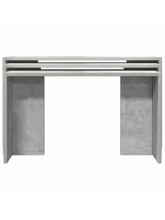 Hnízdové stolky 3 ks betonově šedé kompozitní dřevo