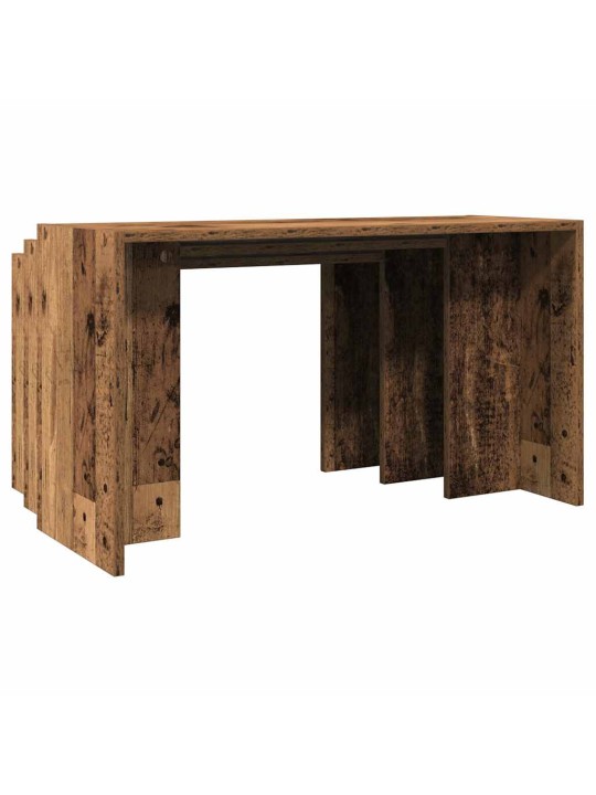 Hnízdové stolky 3 ks old wood kompozitní dřevo