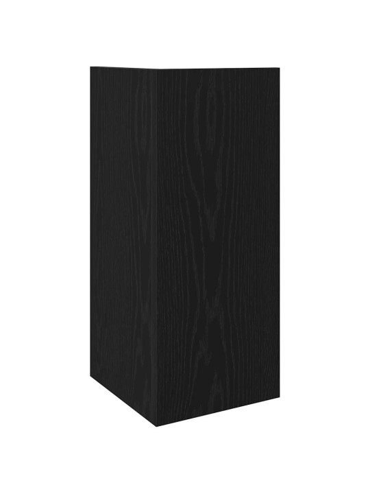 Odkládací stolky s policí 2 ks černý 25,5x27x60 cm
