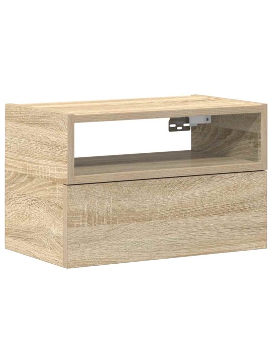 Nástěnný noční stolek dub sonoma 45x26x28,5 cm