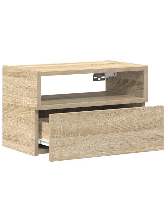 Nástěnný noční stolek dub sonoma 45x26x28,5 cm