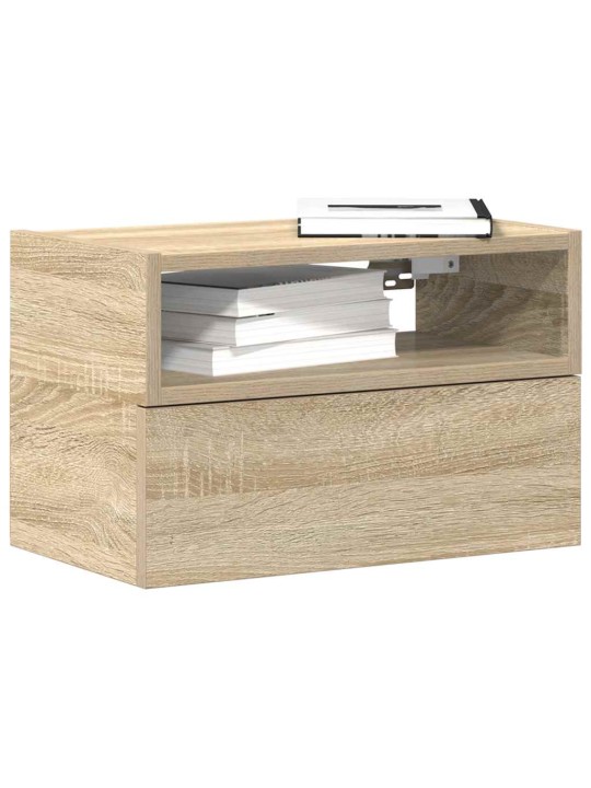 Nástěnný noční stolek dub sonoma 45x26x28,5 cm