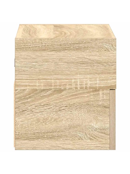 Nástěnné noční stolky 2 ks dub sonoma 45x26x28,5 cm