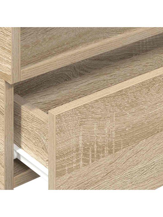 Nástěnné noční stolky 2 ks dub sonoma 45x26x28,5 cm
