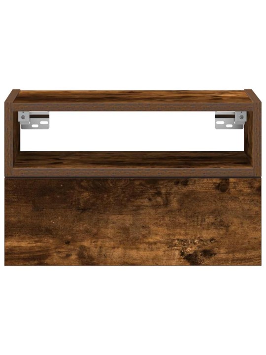 Nástěnné noční stolky 2 ks hnědý dub 45x26x28,5 cm
