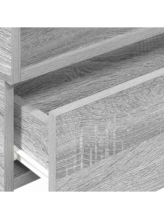 Nástěnné noční stolky 2 ks šedé sonoma 45x26x28,5 cm