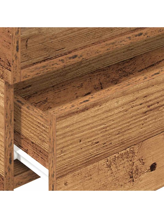 Nástěnné noční stolky 2 ks old wood 45x26x28,5 cm