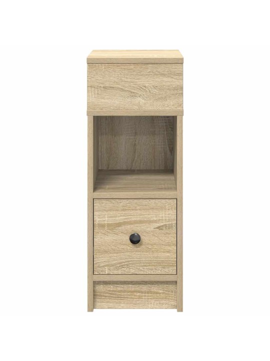 Noční stolky 2 ks se zásuvkou dub sonoma 25x31x66 cm