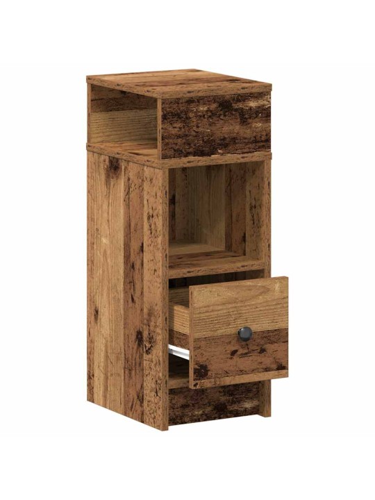 Noční stolek se zásuvkou old wood 25 x 31 x 66 cm
