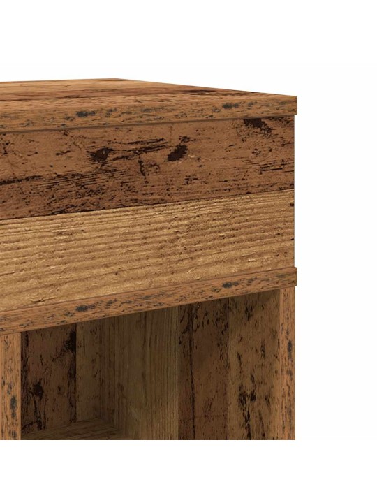 Noční stolek se zásuvkou old wood 25 x 31 x 66 cm