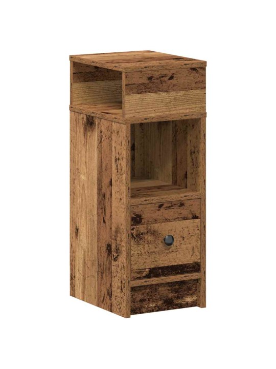 Noční stolky 2 ks se zásuvkou old wood 25 x 31 x 66 cm