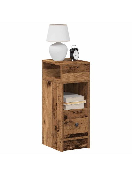 Noční stolky 2 ks se zásuvkou old wood 25 x 31 x 66 cm