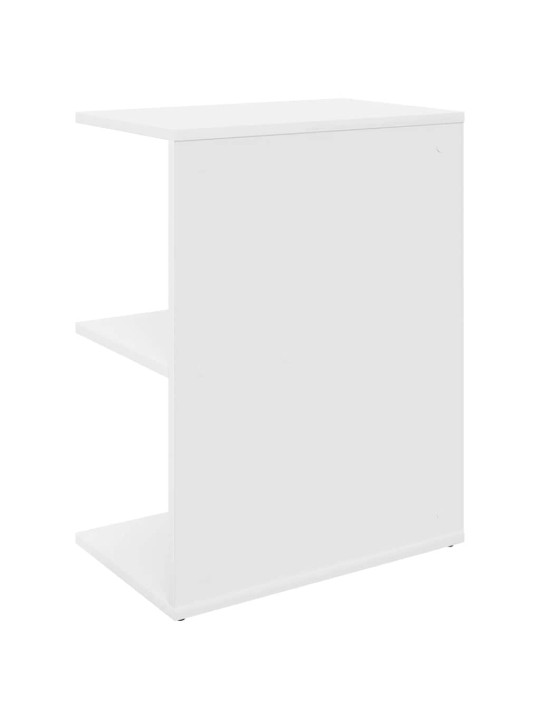 Noční stolky 2 ks bílý 46,5x29x61 cm kompozitní dřevo