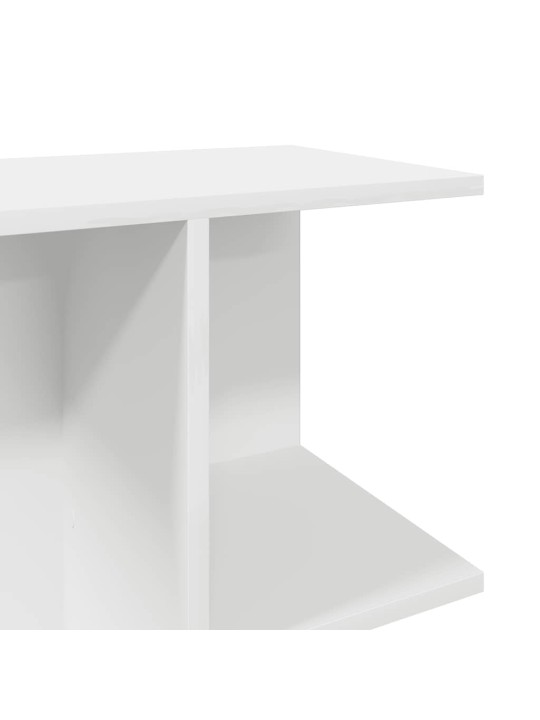 Noční stolky 2 ks bílý 46,5x29x61 cm kompozitní dřevo