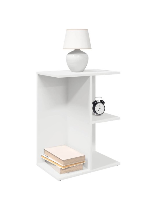 Noční stolky 2 ks bílý 46,5x29x61 cm kompozitní dřevo