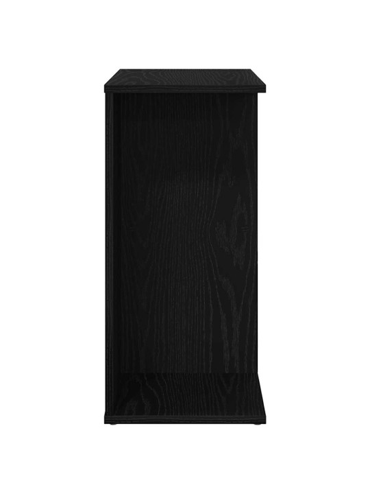 Noční stolek černý dub 46,5x29x61 cm kompozitní dřevo