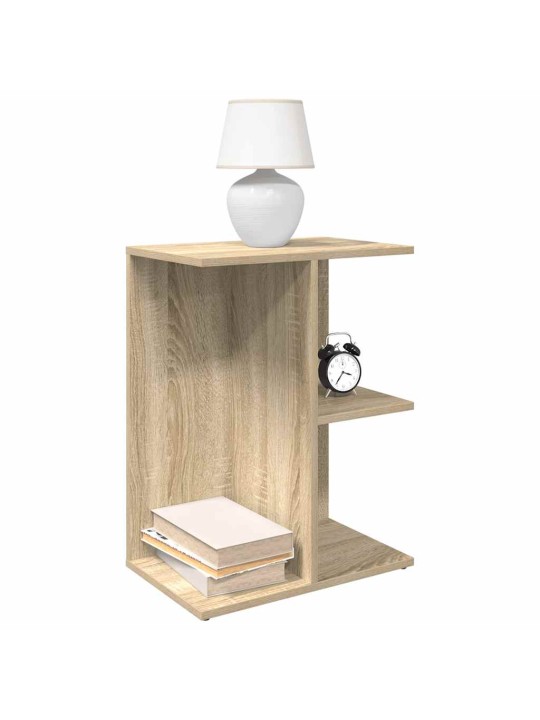 Noční stolky 2 ks dub sonoma 46,5x29x61 cm kompozitní dřevo