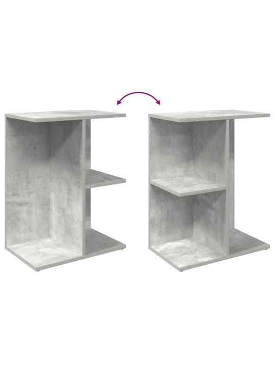 Noční stolky 2 ks betonově šedý 46,5x29x61 cm kompozitní dřevo