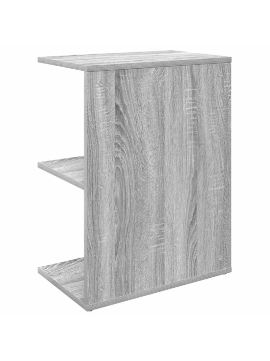 Noční stolky 2 ks šedý sonoma 46,5x29x61 cm kompozitní dřevo