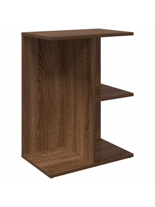 Noční stolky 2 ks hnědý dub 46,5x29x61 cm kompozitní dřevo