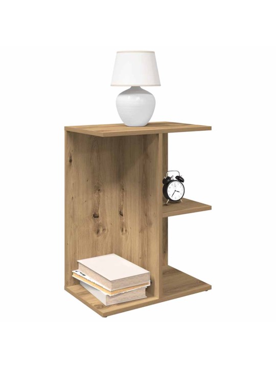 Noční stolky 2 ks dub artisan 46,5x29x61 cm kompozitní dřevo