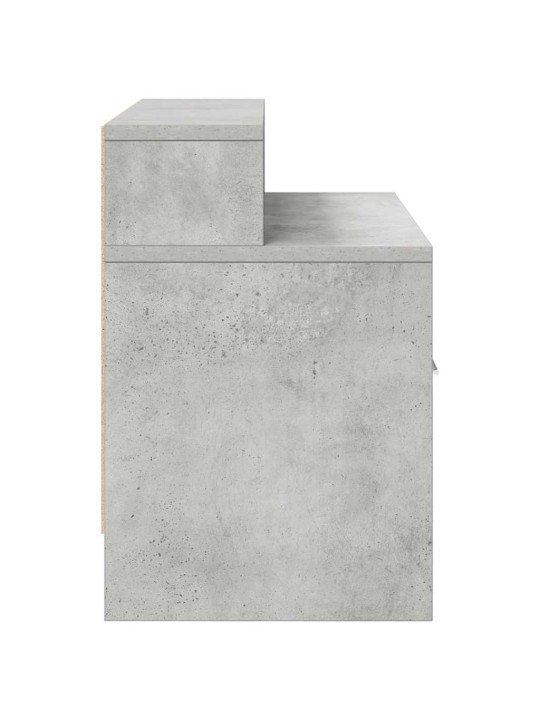 Noční stolky se zásuvkou 2 ks betonově šedá 51x31x47 cm
