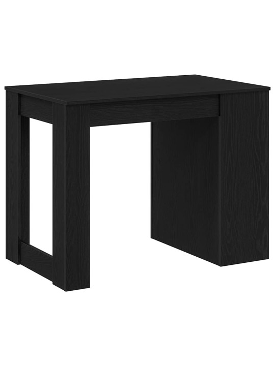 Psací stůl se zásuvkou a policí černý dub 102x62x77,5 cm