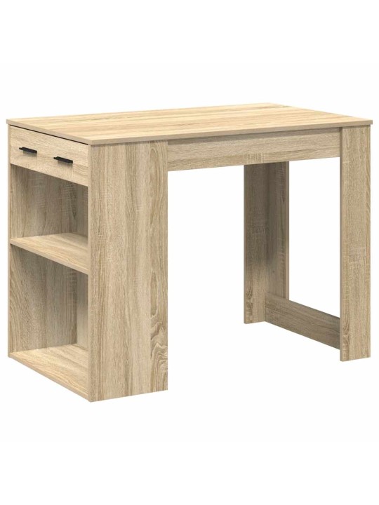 Psací stůl se zásuvkou a policí dub sonoma 102x62x77,5 cm