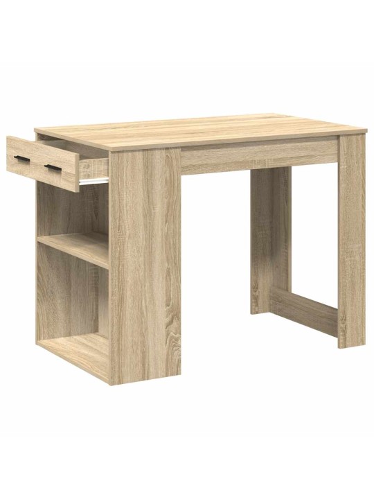 Psací stůl se zásuvkou a policí dub sonoma 102x62x77,5 cm