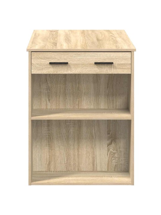 Psací stůl se zásuvkou a policí dub sonoma 102x62x77,5 cm