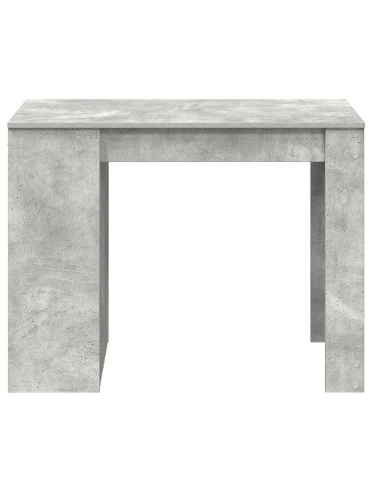 Psací stůl se zásuvkou a policí betonově šedý 102x62x77,5 cm