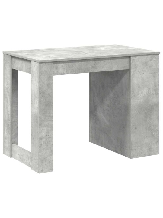 Psací stůl se zásuvkou a policí betonově šedý 102x62x77,5 cm