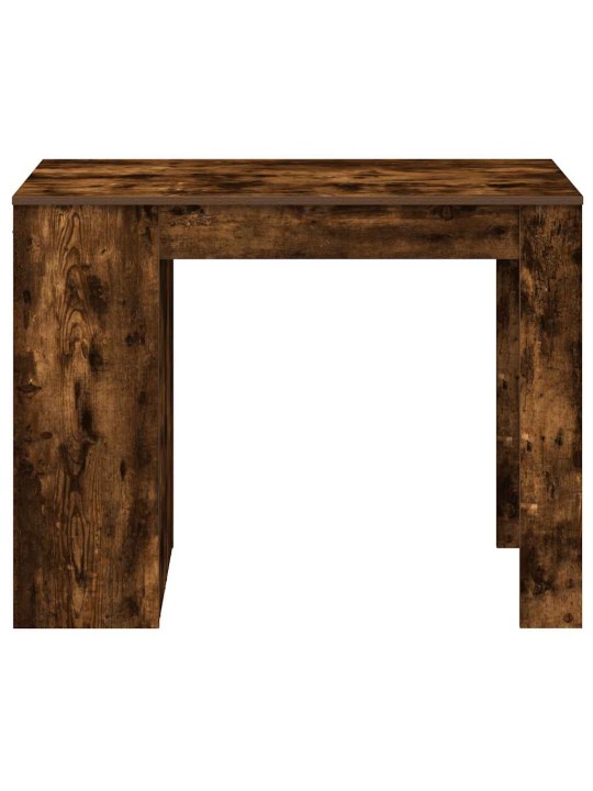 Psací stůl se zásuvkou a policí kouřový dub 102x62x77,5 cm
